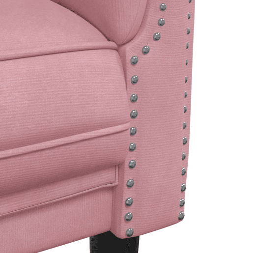 vidaXL 2 pcs conjunto de sofás veludo rosa vidaXL 2 pcs conjunto de sofás veludo rosa