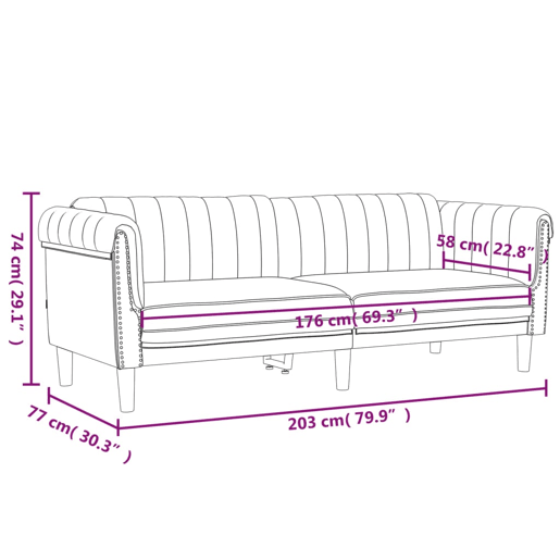 vidaXL 2 pcs conjunto de sofás veludo rosa vidaXL 2 pcs conjunto de sofás veludo rosa