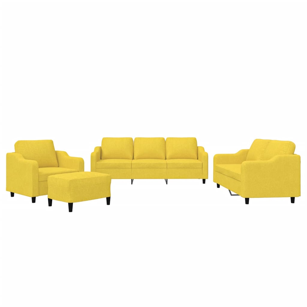 Conjunto De Sofás Amarillo