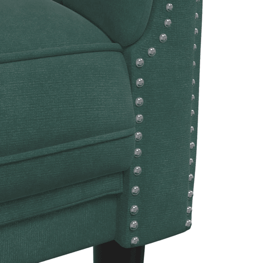 vidaXL 2 pcs conjunto de sofás veludo verde-escuro vidaXL 2 pcs conjunto de sofás veludo verde-escuro