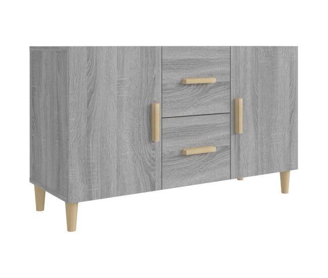 Vidaxl aparador de madera de ingeniería gris sonoma 100x36x60 cm