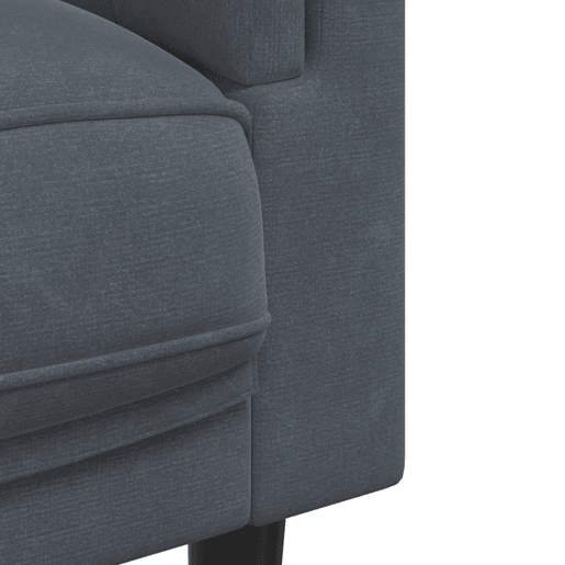 vidaXL 2 pcs conjunto de sofás com almofadas veludo cinzento-escuro vidaXL 2 pcs conjunto de sofás com almofadas veludo cinzento-escuro
