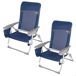 Aktive Pack 2 sillas de playa multiposición Slim Aktive Pack 2 sillas de playa multiposición Slim Azul
