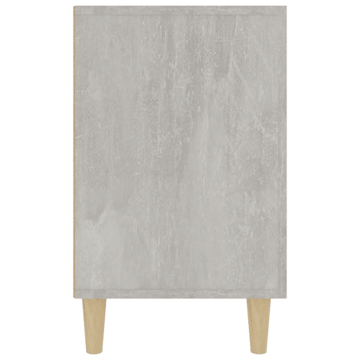 vidaXL Aparador 100x36x60 cm derivados de madeira cinzento cimento