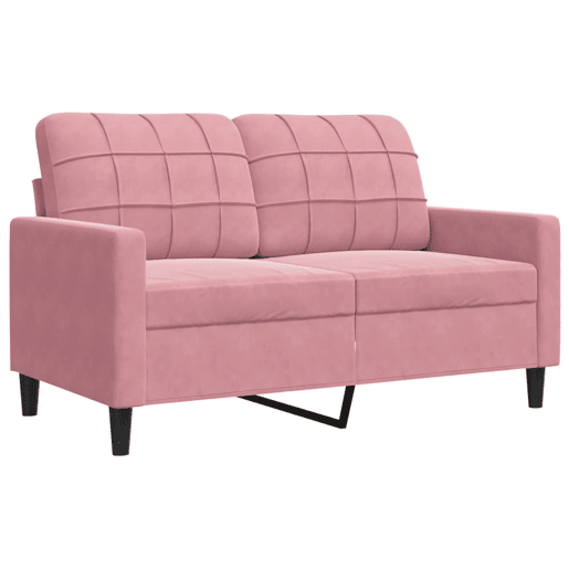 vidaXL 4 pcs conjunto de sofás com almofadões veludo rosa vidaXL 4 pcs conjunto de sofás com almofadões veludo rosa