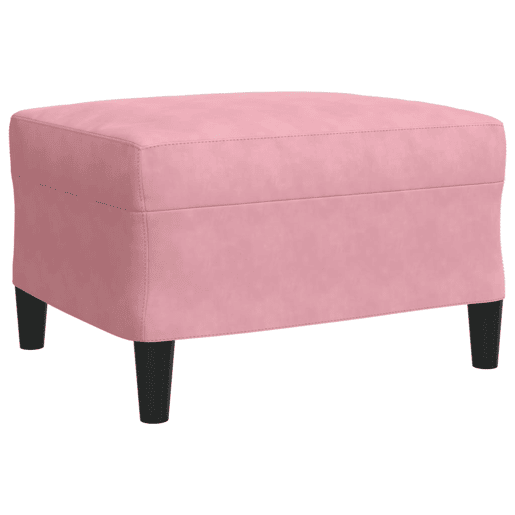 vidaXL 4 pcs conjunto de sofás com almofadões veludo rosa vidaXL 4 pcs conjunto de sofás com almofadões veludo rosa