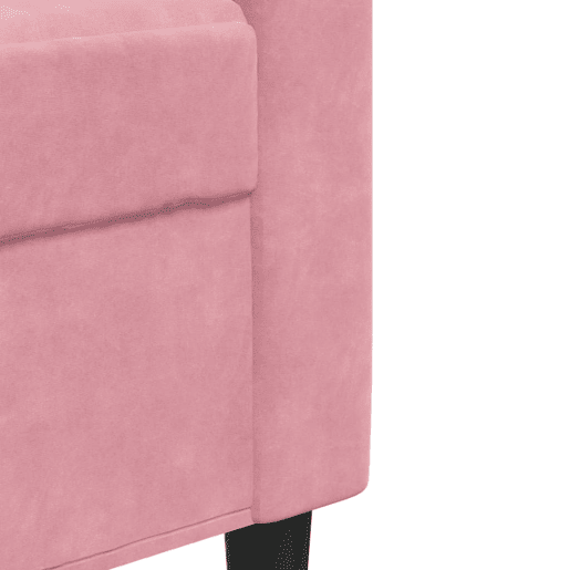 vidaXL 4 pcs conjunto de sofás com almofadões veludo rosa vidaXL 4 pcs conjunto de sofás com almofadões veludo rosa