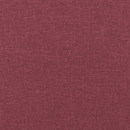 vidaXL 3 pcs conjunto de sofás com almofadas tecido vermelho-tinto