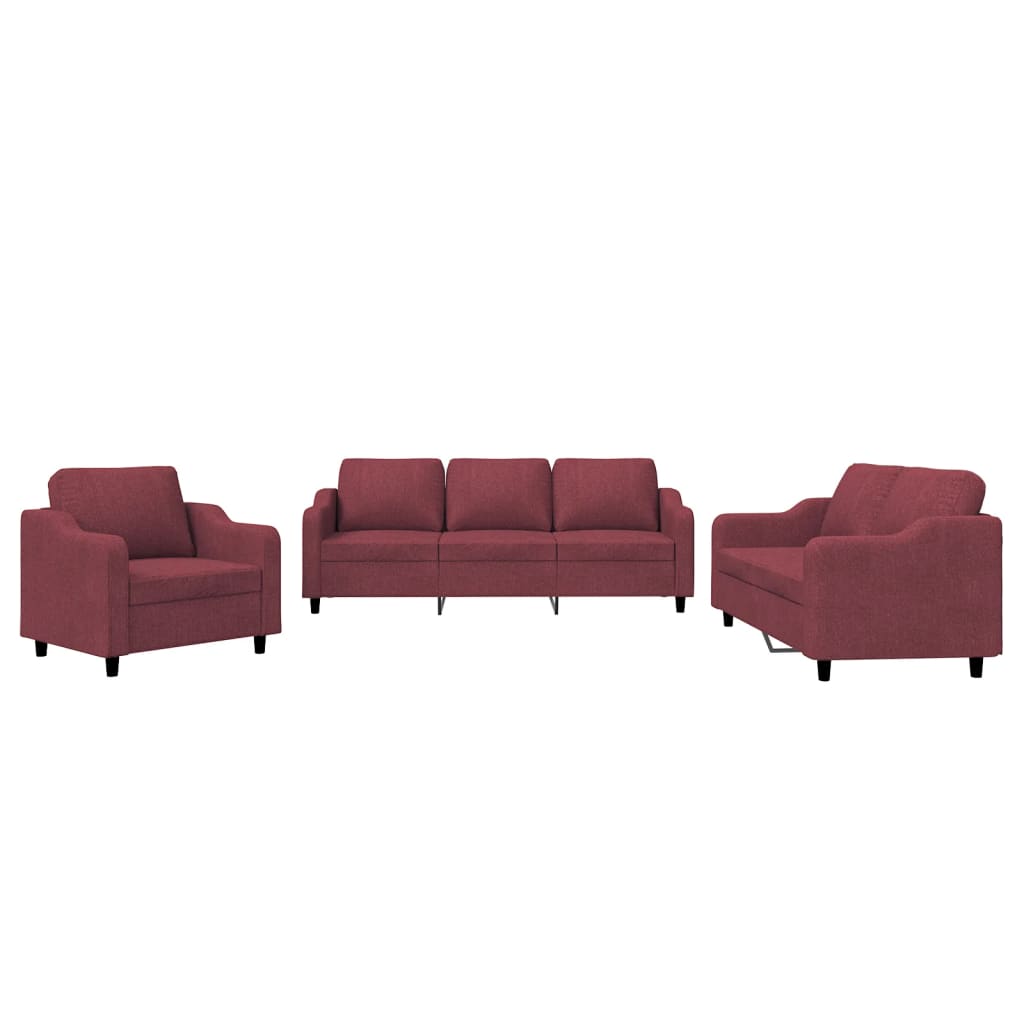 Conjunto De Sofás Rojo