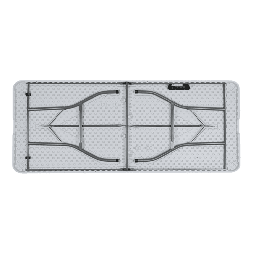 Megapack de 10 mesas dobráveis u200Bu200Bportáteis retangulares de 240 cm da Thinia Home, a solução ideal para suas atividades internas e externas.