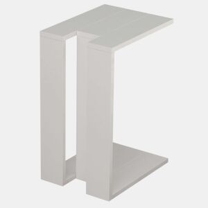 Mesa Lateral Tesauro Branca 30x57x40cm Sala de Jantar