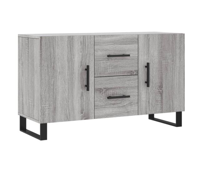Vidaxl aparador de madera de ingeniería gris sonoma 100x36x60 cm