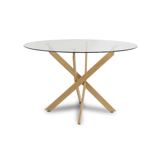 Mesa Redonda de Vidro Temperado 120cm DT. Sala de jantar ou cozinha
