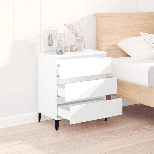 vidaXL Aparador 60x35x70 cm derivados de madeira branco