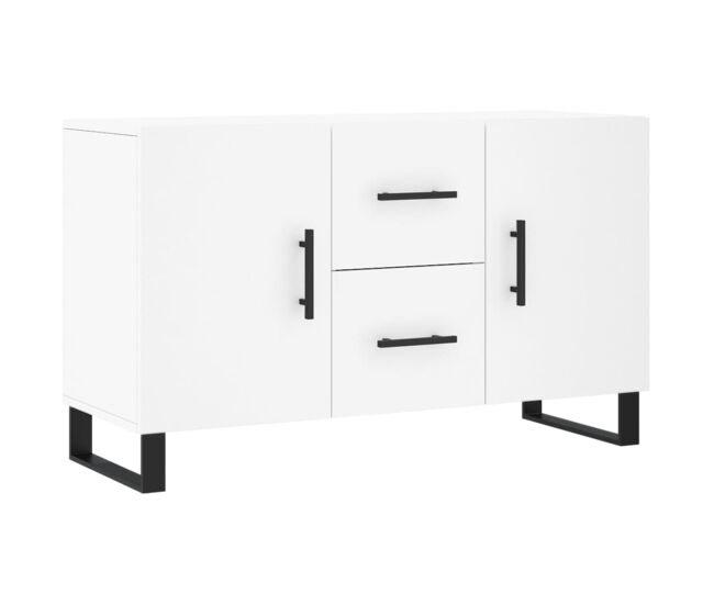 Vidaxl aparador de madera de ingeniería blanco 100x36x60 cm