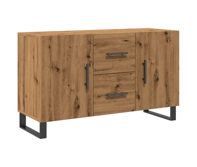 Vidaxl aparador de madera de ingeniería roble artisan 100x36x60 cm