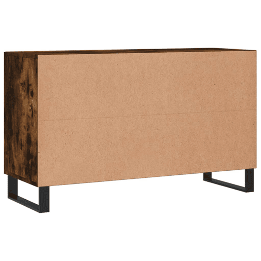 vidaXL Aparador 100x36x60 cm derivados de madeira carvalho fumado vidaXL Aparador 100x36x60 cm derivados de madeira carvalho fumado