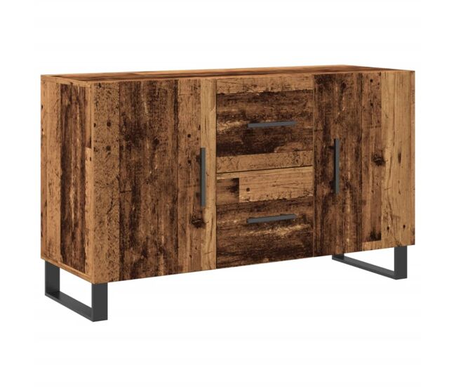 Vidaxl aparador de madera de ingeniería envejecida 100x36x60 cm