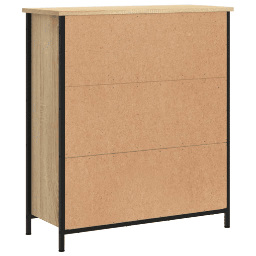 vidaXL Aparador 70x30x80 cm derivados de madeira carvalho sonoma