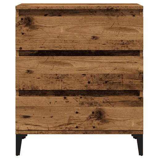 vidaXL Aparador madeira velha 60x35x70 cm madeira trabalhada