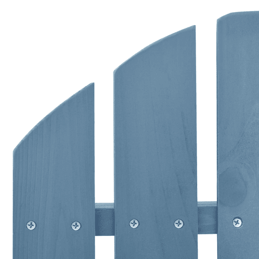 Cadeira Adirondack de baloiçar p jardim - Cadeira de exterior abeto maciço azul Cadeira Adirondack de baloiçar p jardim - Cadeira de exterior abeto maciço azul