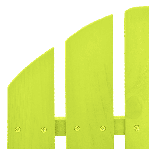 Cadeira Adirondack de baloiçar p jardim - Cadeira de exterior abeto maciço verde Cadeira Adirondack de baloiçar p jardim - Cadeira de exterior abeto maciço verde