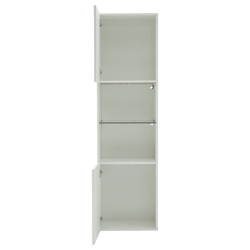 Vitrine de painel de partículas com 2 portas e luz led,branco