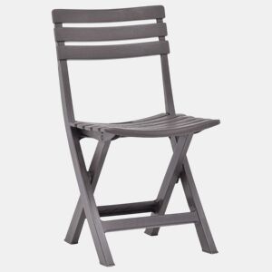 Cadeiras de jardim - Cadeiras de exterior dobráveis 2 pcs plástico moca