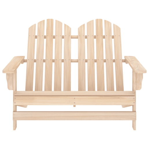 Cadeira de jardim - Cadeira de exterior Adirondack 2 lugares abeto maciço