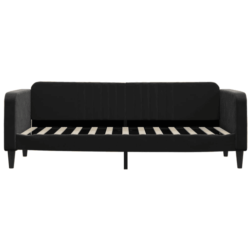 Sofá-cama, Sofá conversível 80x200 cm veludo preto Sofá-cama, Sofá conversível 80x200 cm veludo preto