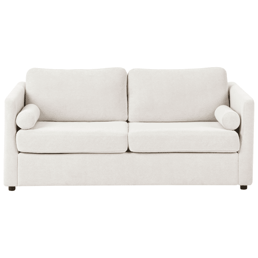 Sofá-cama INKOO Tecido Branco creme