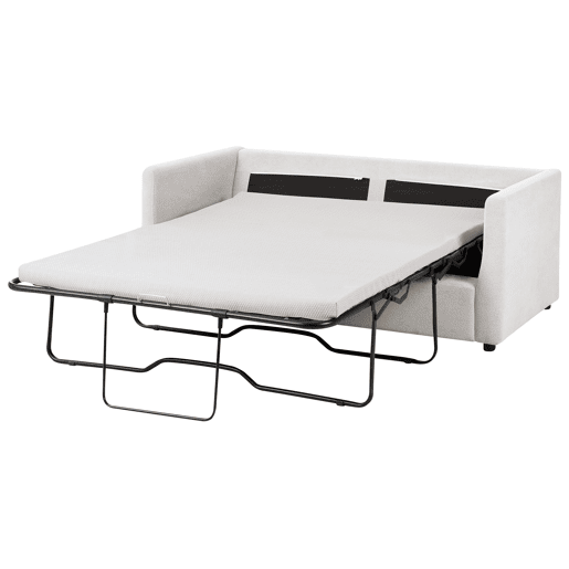 Sofá-cama INKOO Tecido Branco creme