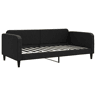 Sofá-cama, Sofá conversível 100x200 cm tecido preto