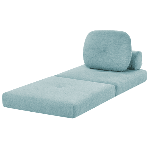 Sofá-cama individual OLDEN Tecido Verde menta
