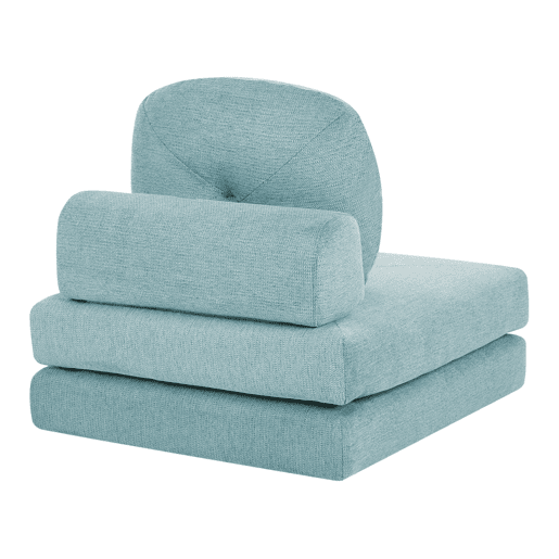 Sofá-cama individual OLDEN Tecido Verde menta