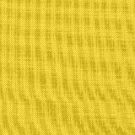 Sofá de 3 lugares - Sofá fixo com apoio de pés 180 cm tecido amarelo-claro
