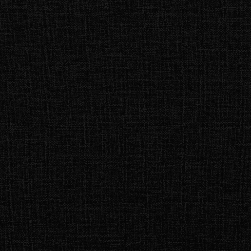 Sofá de 3 lugares - Sofá fixo com apoio de pés 180 cm tecido preto Sofá de 3 lugares - Sofá fixo com apoio de pés 180 cm tecido preto
