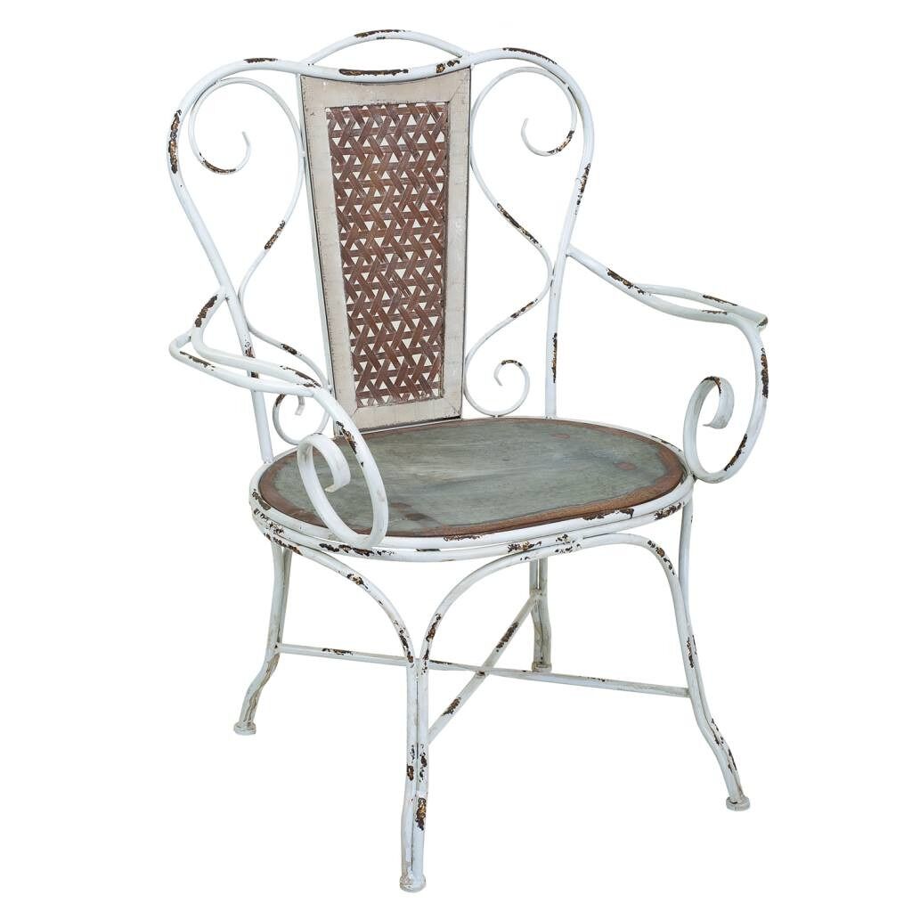 Sillón de metal 75.5x59x95h cm