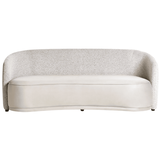 ROSET Tecido Creme claro 3 lugares
