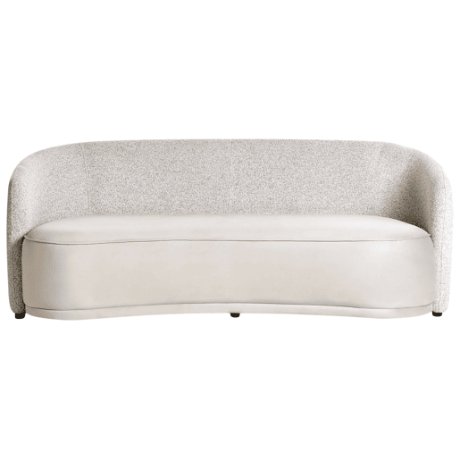 ROSET Tecido Creme claro 3 lugares