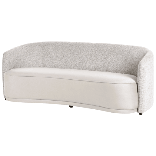 ROSET Tecido Creme claro 3 lugares