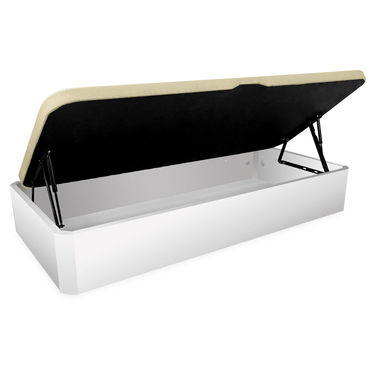 Canapé Abatible de Madera con Apertura Lateral - Con Montaje 