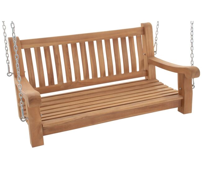 Banco mecedora Joyce Madera Teca 70X120X62 cm