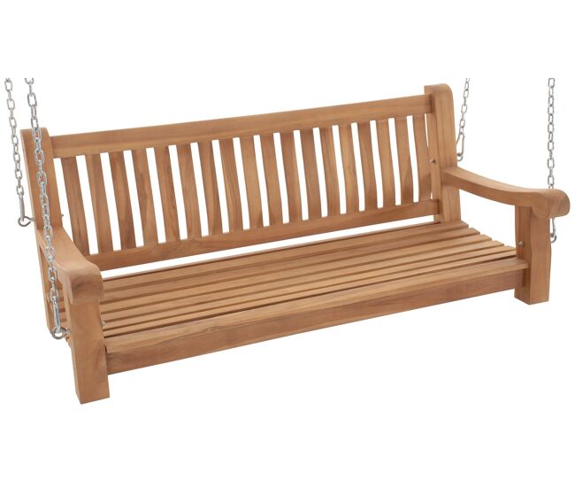 Banco mecedora Joyce Madera Teca 70X150X62 cm