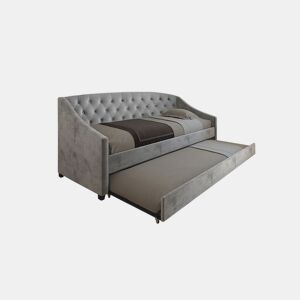 Cama Dupla e Sofá Sagres (Cinza)(200×90 cm)