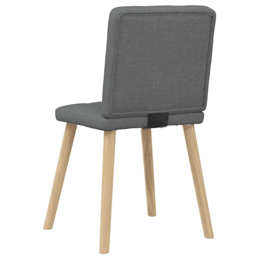 vidaXL Cadeiras de jantar 6 pcs tecido cinzento-escuro vidaXL Cadeiras de jantar 6 pcs tecido cinzento-escuro