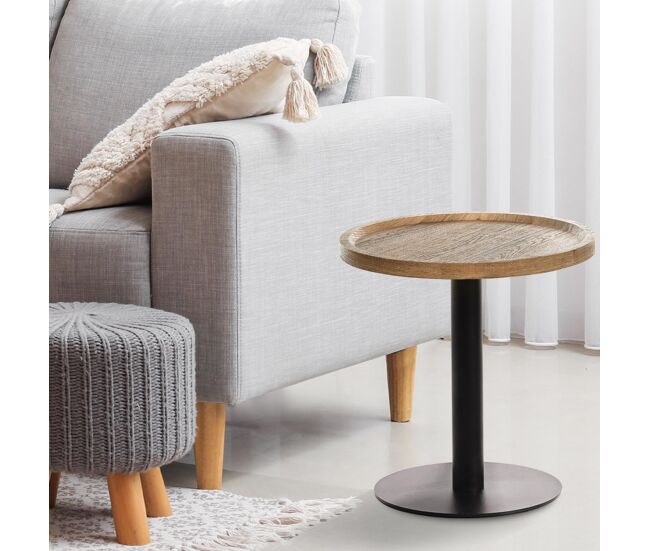 Mesa Auxiliar - Aspen - Madera 40x40
