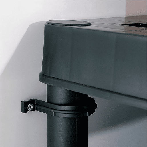 Curver Pack 2 prateleiras de plástico resistente 4 prateleiras 60x30x135 cm