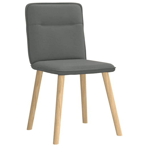 vidaXL Cadeiras de jantar 6 pcs tecido cinzento-escuro vidaXL Cadeiras de jantar 6 pcs tecido cinzento-escuro