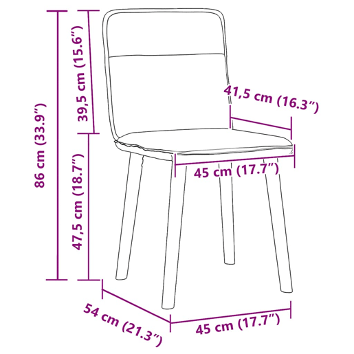 vidaXL Cadeiras de jantar 6 pcs tecido cinzento-escuro vidaXL Cadeiras de jantar 6 pcs tecido cinzento-escuro